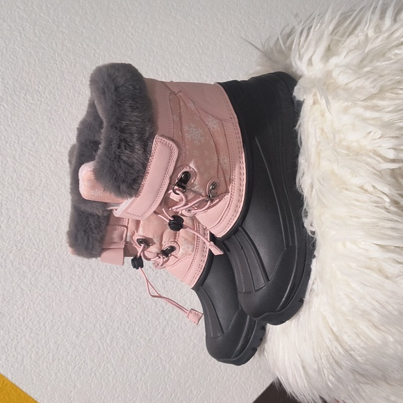 Women Winter Boots Water Proof Anti Slip Warm Adjustable Rubber Sole NEW - Picture 3 of 15